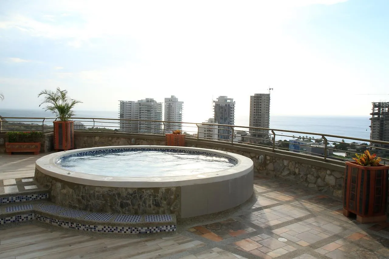 Terrazas Tayrona Vista panorámica al mar Aparthotel Santa Marta